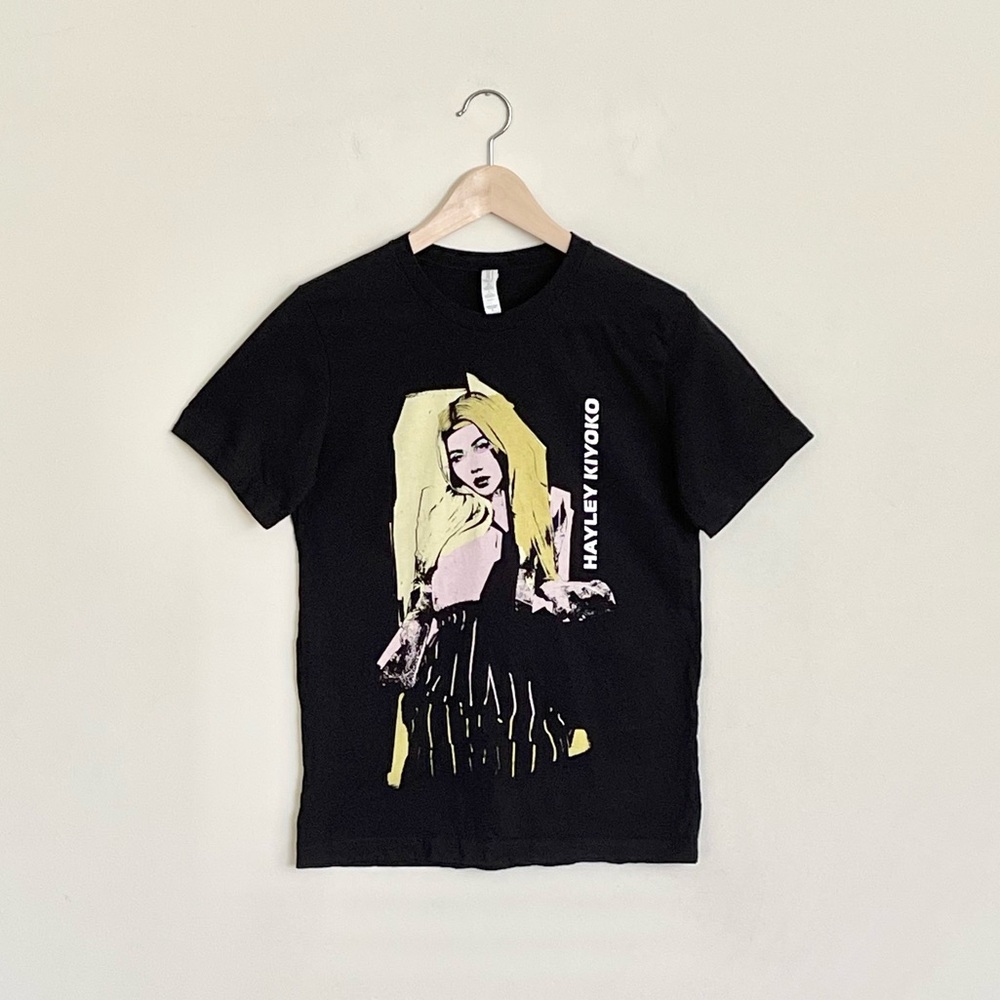 Hayley Kiyoko Pop Art Graphic Black Band T Shirt Adult size Small